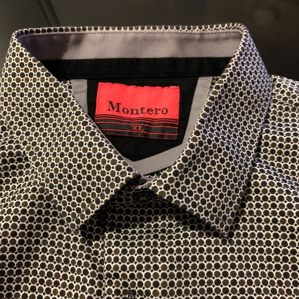 Montero western cowboy shirt size XL color black - Picture 13 of 13